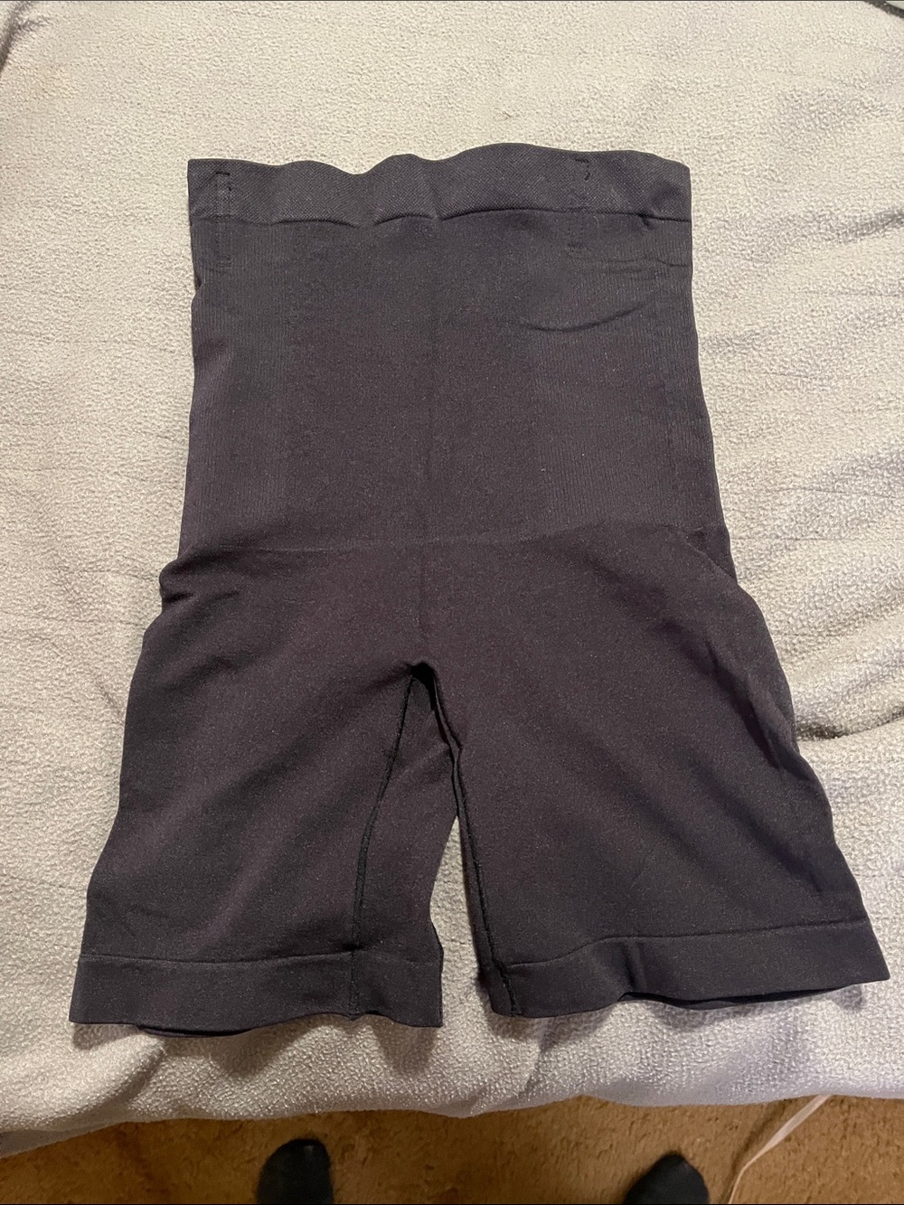 Shapermint Black High-Waist Sculpting Shorts
